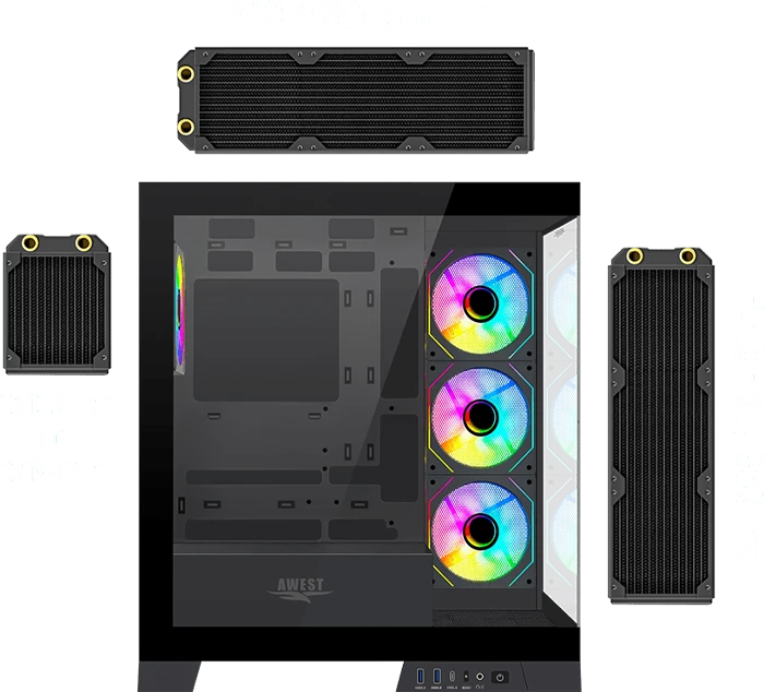 کیس گیمینگ Awest مدل GT-AQ16-MB