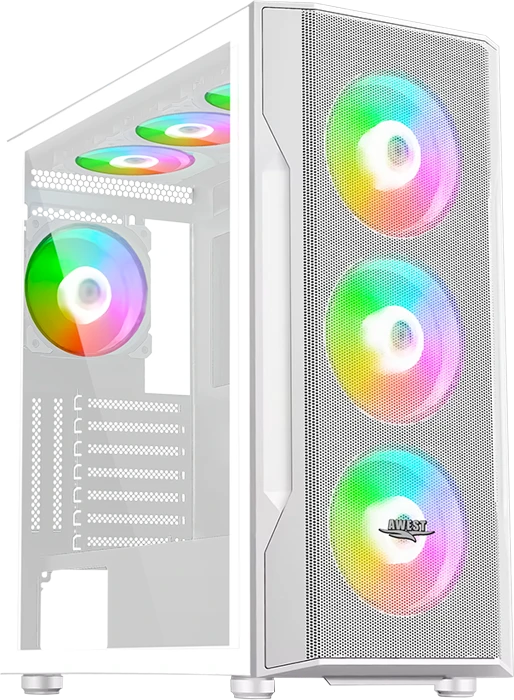AWEST GAMING GT-AV12-MW WHITE TABA CASE