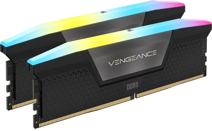رم کامپیوتر 64 گیگابایت (2*32GB) CORSAIR مدل VENGEANCE RGB 5200Mhz DDR5 CL40