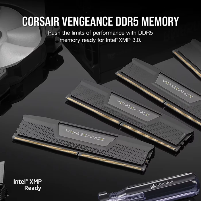 رم کامپیوتر 32 گیگابایت (2*16GB) CORSAIR مدل VENGEANCE 6000Mhz DDR5 CL36