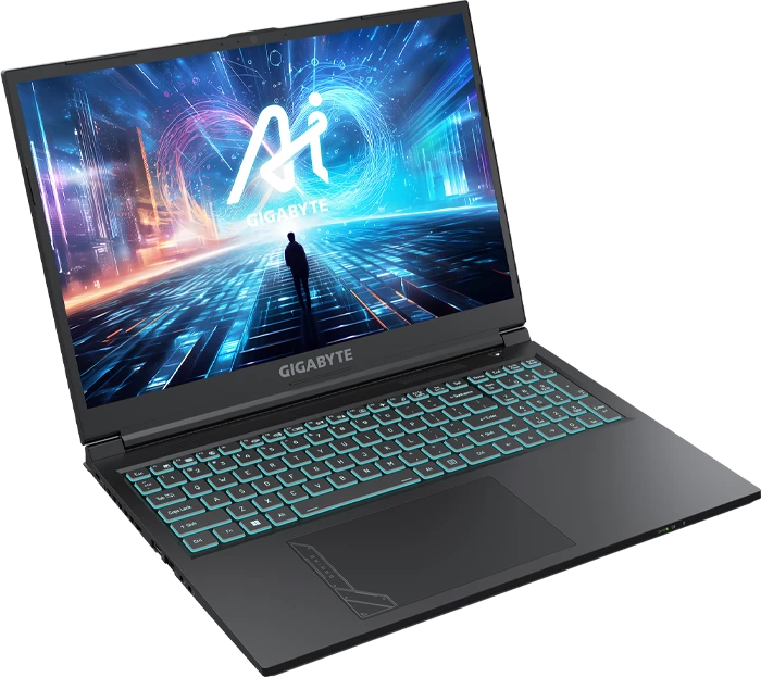 لپ تاپ گیمینگ ۱۶ اینچ Gigabyte مدل G6 MF H2EE894KD (Core i7 13620H-16GB-1TB SSD-RTX 4050-WUXGA-RGB Backlit)