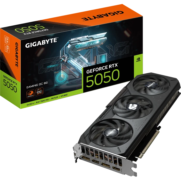کارت گرافیک Gigabyte مدل GeForce RTX 5050 GAMING OC 8G GDDR6