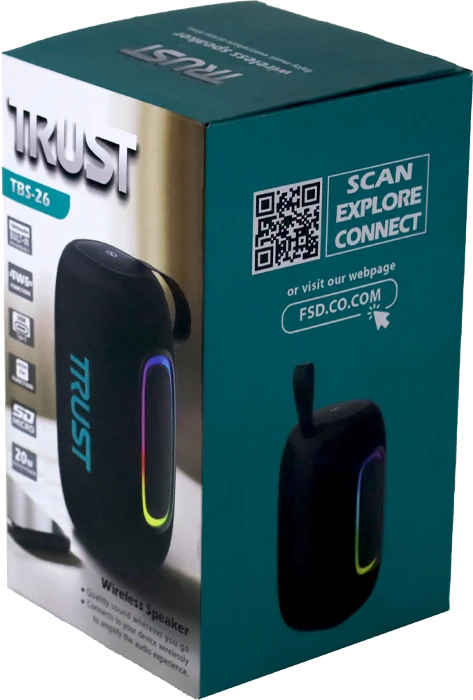 اسپیکر قابل حمل Trust مدل TBS-26