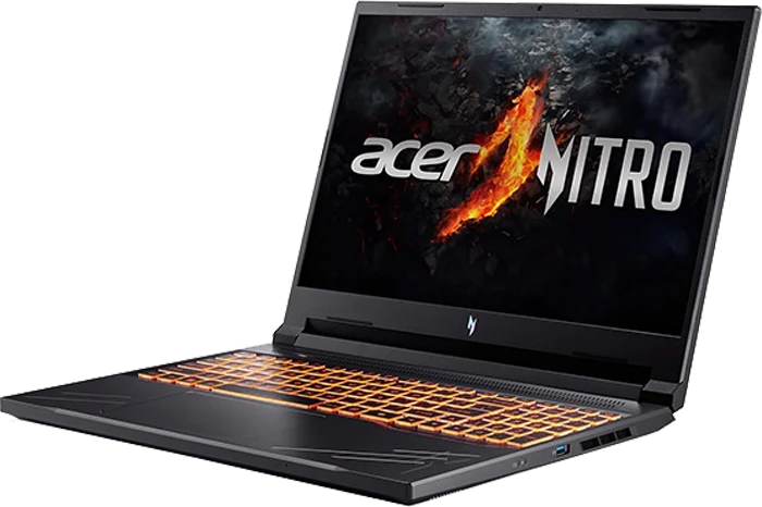 لپ تاپ گیمینگ ۱۶ اینچ Acer مدل NITRO V 16 ANV16 71 760Q (Core i7 14650HX-16GB-512GB SSD-RTX 4050-WUXGA-Amber Backlit-Bag)