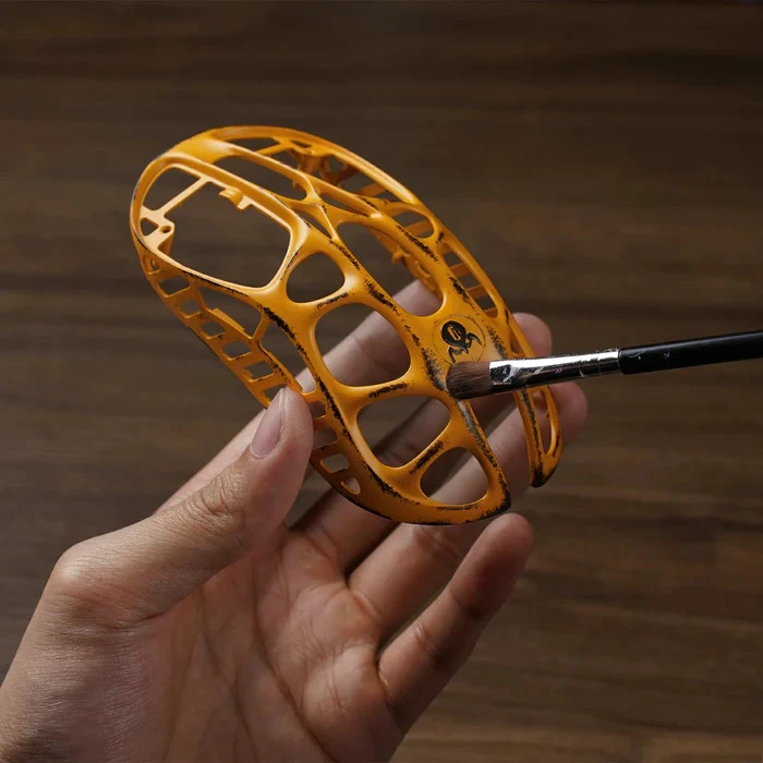 موس گیمینگ GravaStar مدل Mercury X Battle Worn-Yellow Special Edition