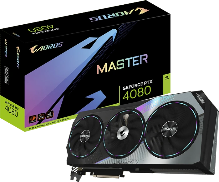 کارت گرافیک Gigabyte مدل AORUS GeForce RTX 4080 MASTER 16G GDDR6X