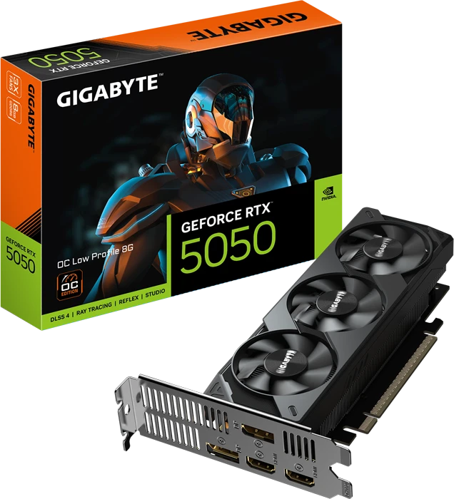 کارت گرافیک GIGABYTE مدل GeForce RTX 5050 OC Low Profile 8G GDDR6