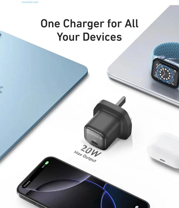 شارژر دیواری 20 وات Anker مدل Zolo A2699K11