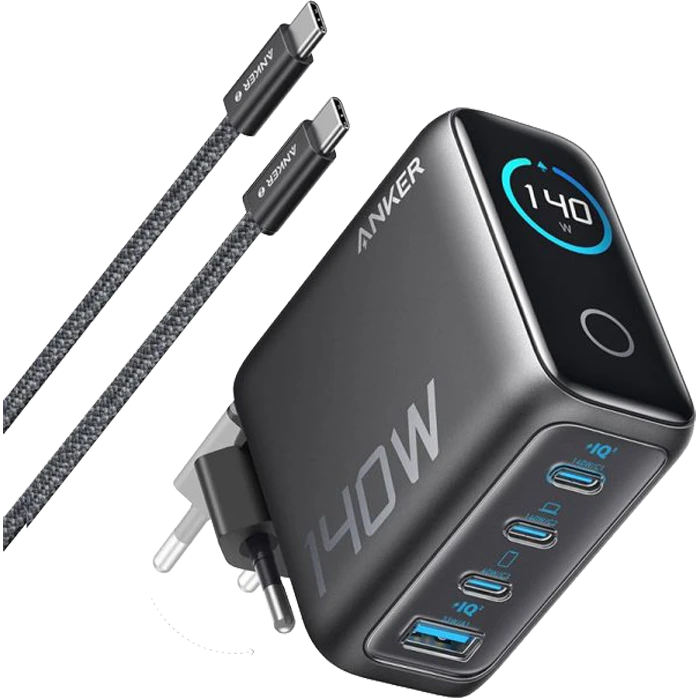 شارژر دیواری ۴ پورت Anker مدل Zolo GaN B2697GZ1