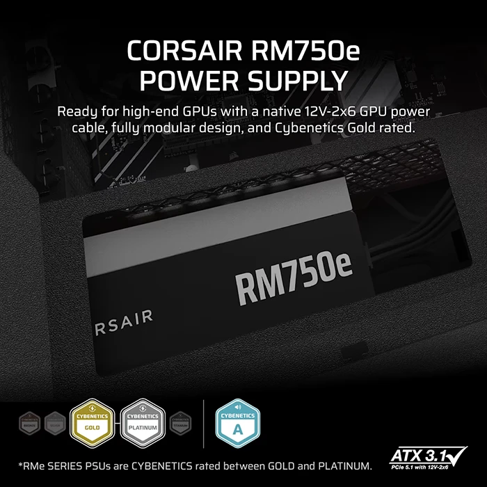 پاور 750 وات Corsair مدل RMe Series RM750e
