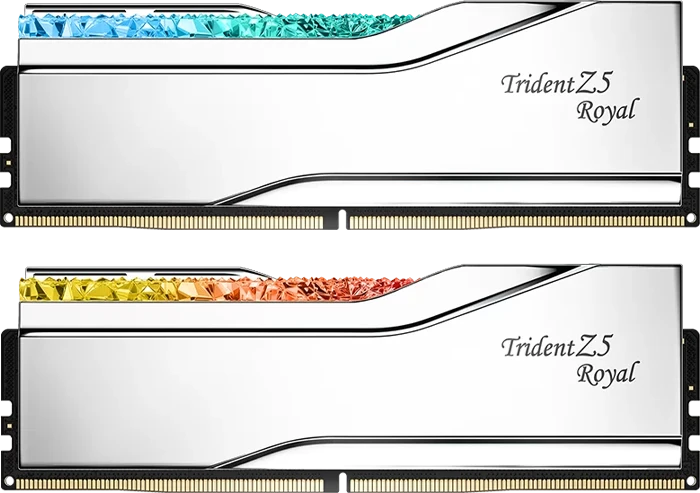 رم کامپیوتر 32 گیگابایت (2*16GB) G.SKILL مدل TRIDENT Z5 ROYAL 7200Mhz DDR5 CL34
