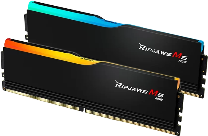 رم کامپیوتر 32 گیگابایت (2*16GB) G.SKILL مدل RIPJAWS M5 RGB 6400Mhz DDR5 CL36