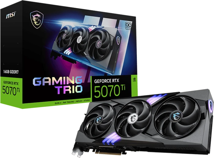کارت گرافیک MSI مدل GeForce RTX 5070 Ti GAMING TRIO OC 16G