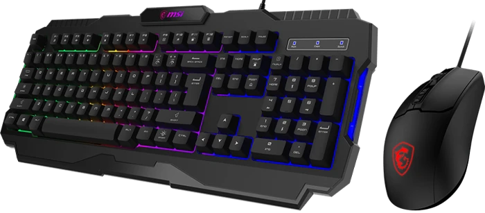 کیبورد و موس سیمی MSI مدل GK100