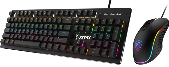 کیبورد و موس گیمینگ سیمی MSI مدل GK300