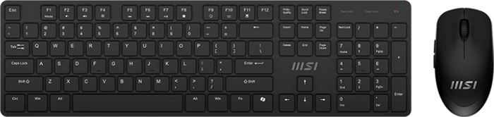 کیبورد و موس بی سیم گیمینگ MSI مدل FORGE K200