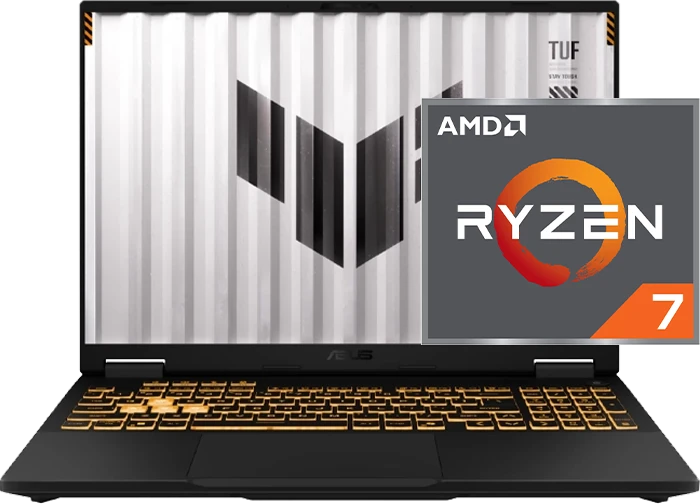 لپ تاپ گیمینگ ۱۶ اینچ Asus مدل TUF GAMING A16 FA608UH-RV013 (Ryzen 7 260-32GB-1TB SSD-RTX 5050-WUXGA-RGB Backlit)