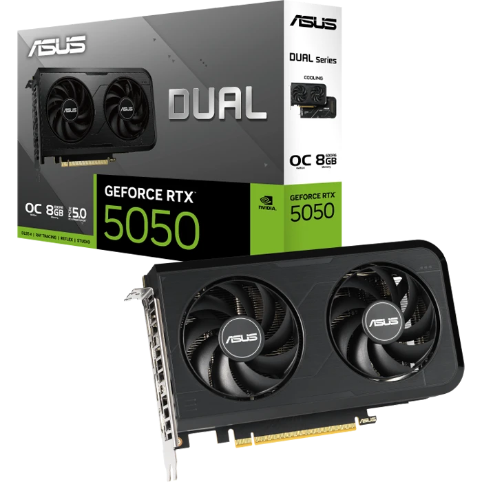 کارت گرافیک Asus مدل Dual GeForce RTX 5050 8GB GDDR6 OC Edition