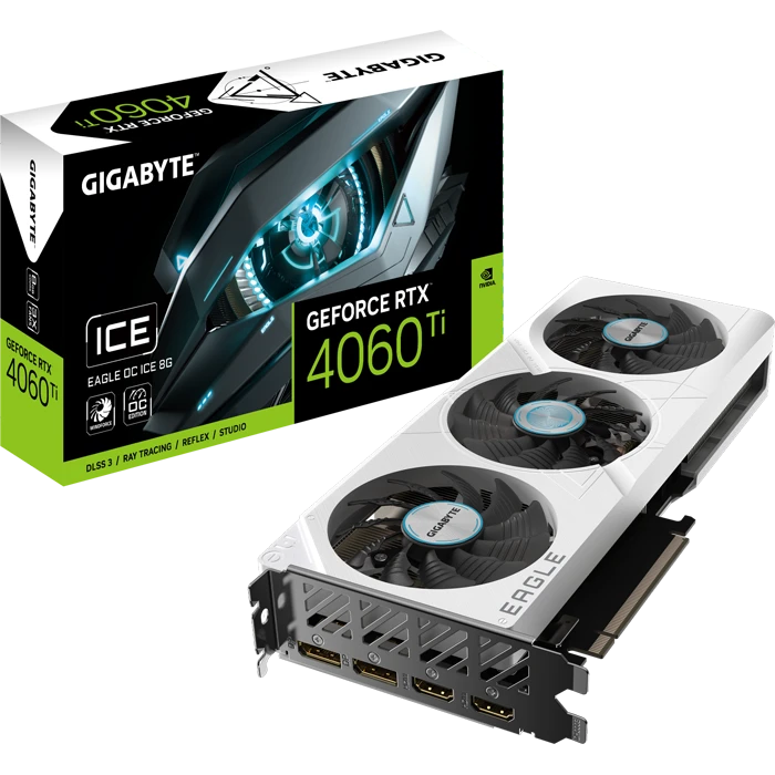 کارت گرافیک GIGABYTE مدل GeForce RTX 4060 Ti EAGLE OC ICE 8G