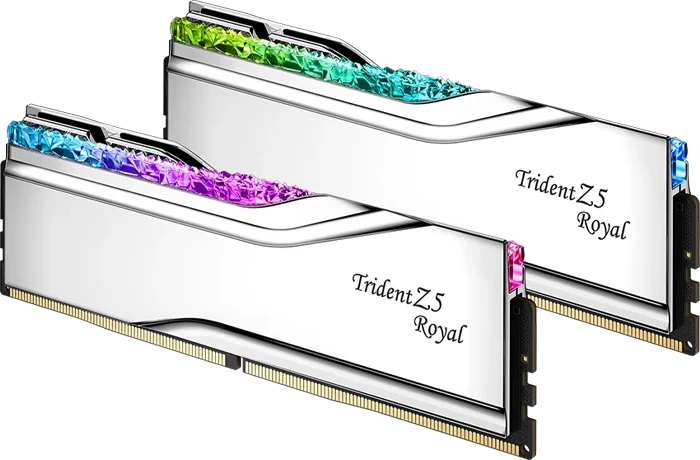 رم کامپیوتر 32 گیگابایت (16GB*2) G.Skill مدل Trident Z5 RGB DDR5 6400MHz CL32
