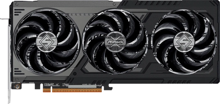 کارت گرافیک ASRock مدل Radeon RX 9070 XT Steel Legend Dark 16GB