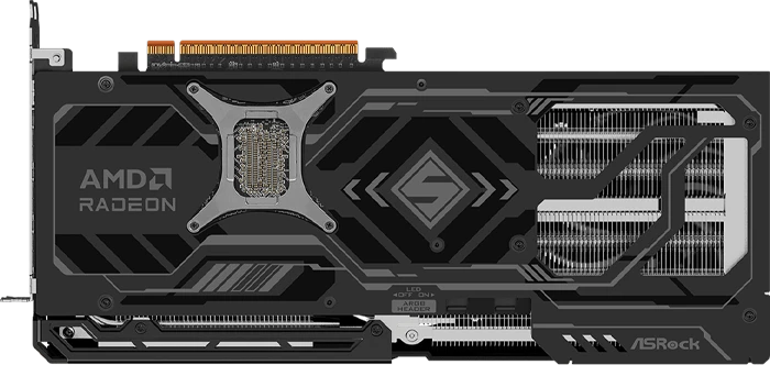 کارت گرافیک ASRock مدل Radeon RX 9070 XT Steel Legend Dark 16GB
