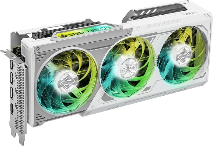 کارت گرافیک ASRock مدل Intel Arc B580 Steel Legend 12GB OC