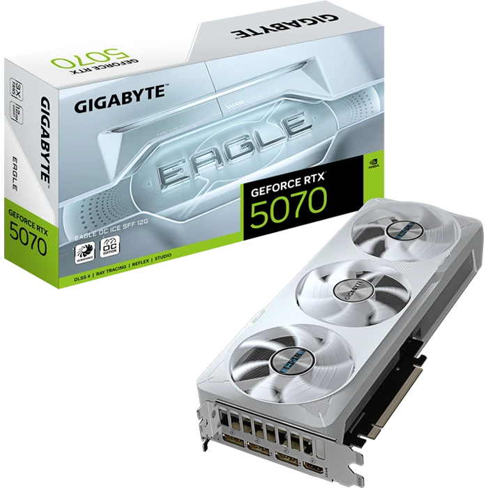 کارت گرافیک GIGABYTE مدل GeForce RTX 5070 EAGLE OC ICE SFF 12G