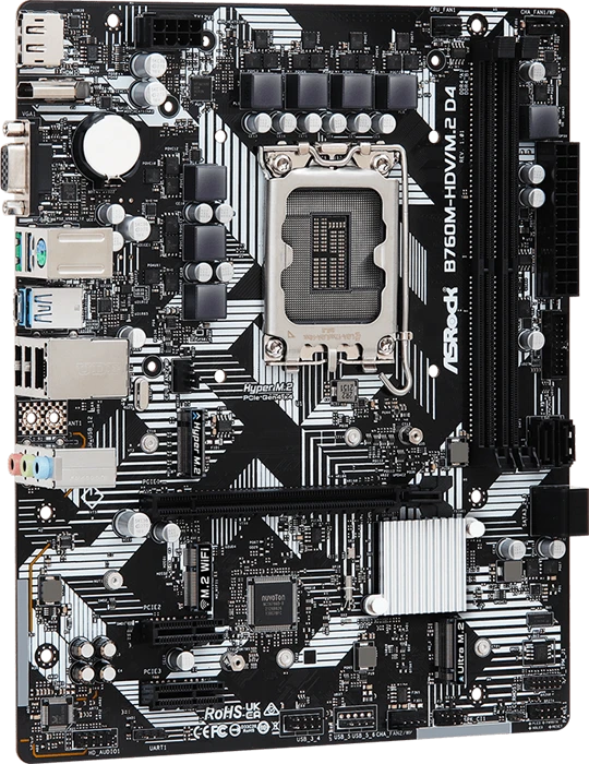 مادربرد ASRock مدل B760M-HDV/M.2 D4