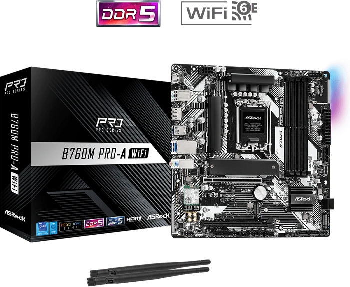 مادربرد ASRock مدل B760M Pro-A WiFi