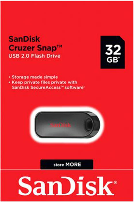 فلش مموری 32 گیگابایت Sandisk مدل CRUZER SNAP