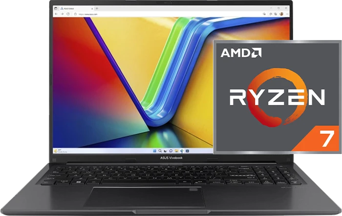 لپ تاپ 16 اینچ Asus مدل VIVOBOOK 16 M1605YA-MB725 (Ryzen 7 7730U-16GB DDR4-512GB SSD-WUXGA)