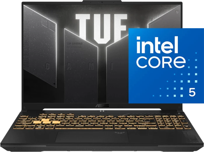 لپ تاپ گیمینگ 16 اینچ Asus مدل TUF GAMING F16 FX607VU-RL048 (Core 5 210H-16GB DDR5-512GB SSD-RTX4050-WUXGA-Backlit-RGB)