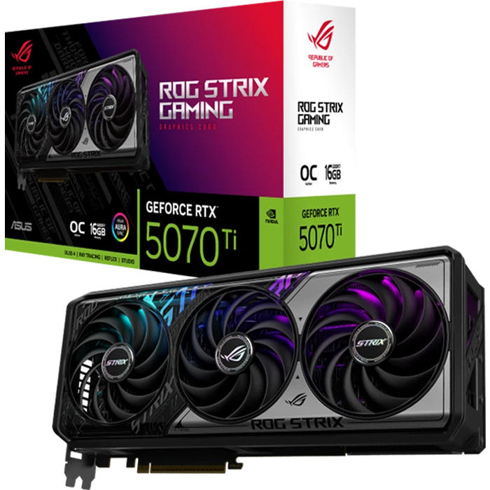 کارت گرافیک Asus مدل ROG Strix GeForce RTX 5070 Ti 16GB GDDR7 OC Edition
