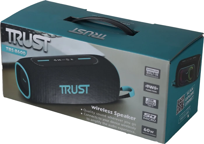 اسپیکر قابل حمل TRUST مدل TBS-8600