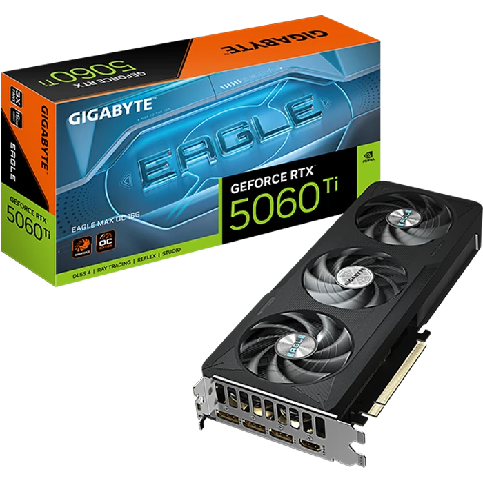 کارت گرافیک GIGABYTE مدل GeForce RTX 5060 Ti EAGLE MAX OC 16G