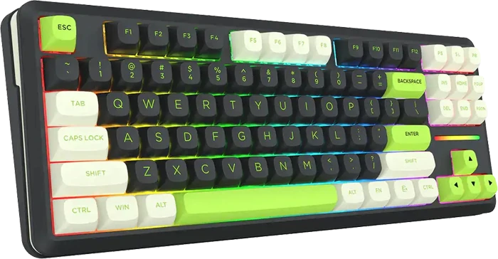 کیبورد مکانیکال گیمینگ بی سیم Redragon مدل WILDSLASH K734 BWG PRO
