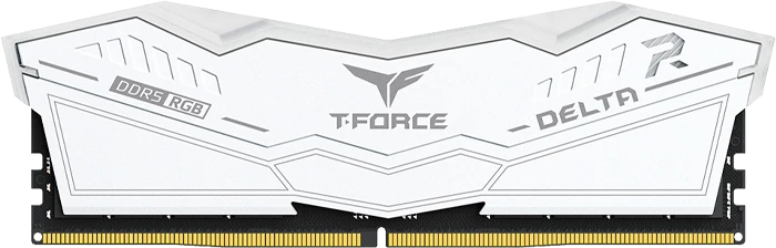 رم کامپیوتر 16 گیگابایت (8GB*2) TEAMGROUP مدل T-FORCE DELTA RGB DDR5 6000MHz CL38