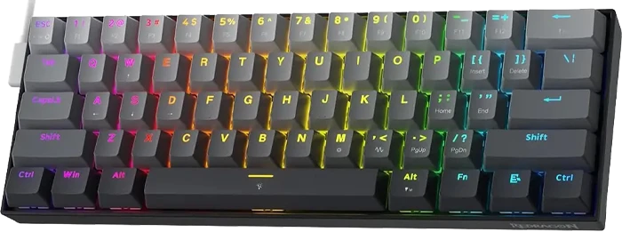 کیبورد مکانیکال گیمینگ سیمی Redragon مدل K617 FIZZ GGB RGB-M