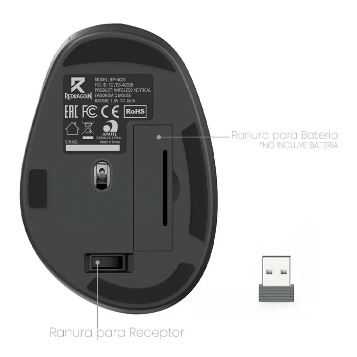 موس بی سیم Redragon مدل BM-4033