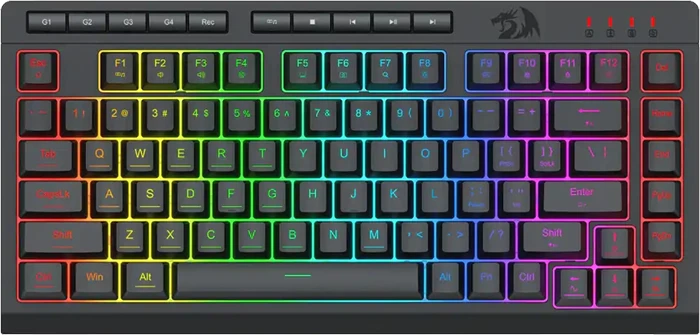 کیبورد مکانیکال گیمینگ سیمی Redragon مدل CRESCENT K524 RGB