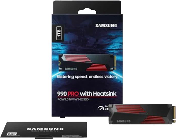 حافظه SSD اینترنال 1 ترابایت Samsung مدل 990PRO Heatsink