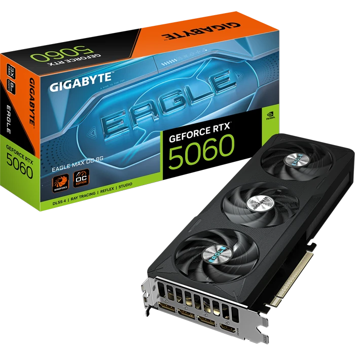 کارت گرافیک GIGABYTE مدل GeForce RTX 5060 EAGLE MAX OC 8G