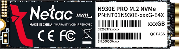 حافظه SSD اینترنال 256 گیگابایت Netac مدل N930E PRO