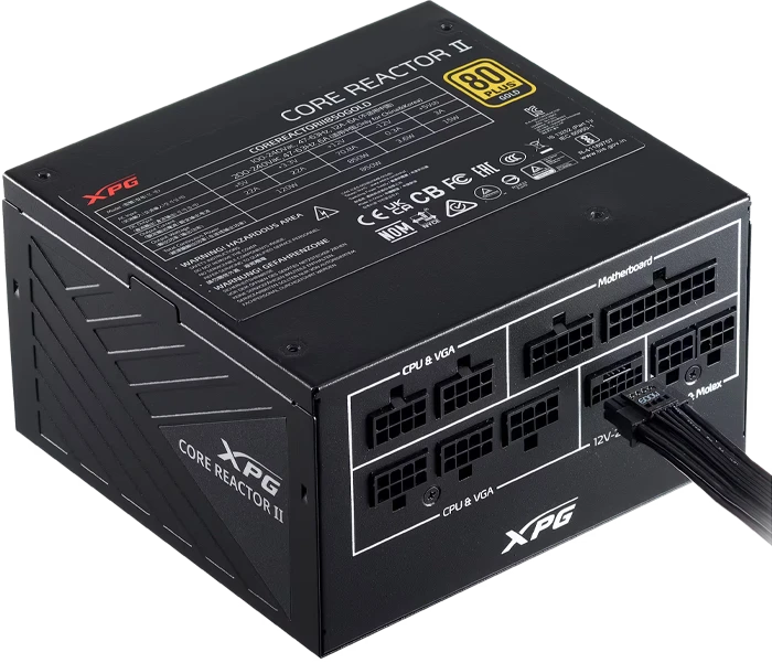 پاور 1200 وات ADATA مدل XPG CORE REACTOR II 1200G-BKCEU