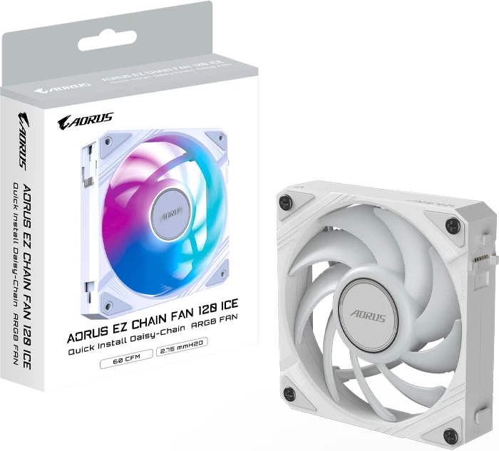 فن کیس Gigabyte مدل AORUS EZ CHAIN FAN 120 ICE