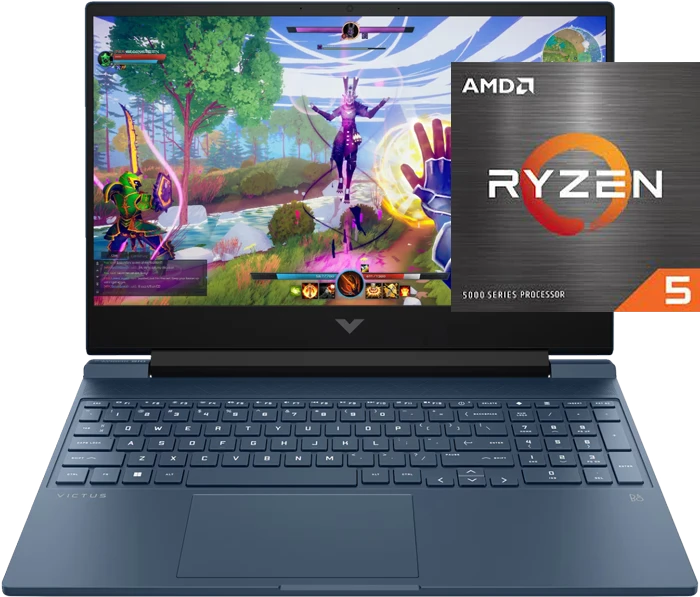 لپ تاپ گیمینگ 15.6 اینچ HP مدل VICTUS 15 FB3009AX B86SWPA#ACJ (Ryzen 5 8645HS-16GB DDR5-512GB SSD-RTX3050-FHD-Backlit)