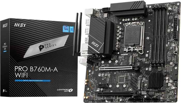 مادربرد MSI مدل PRO B760M-A WIFI DDR5