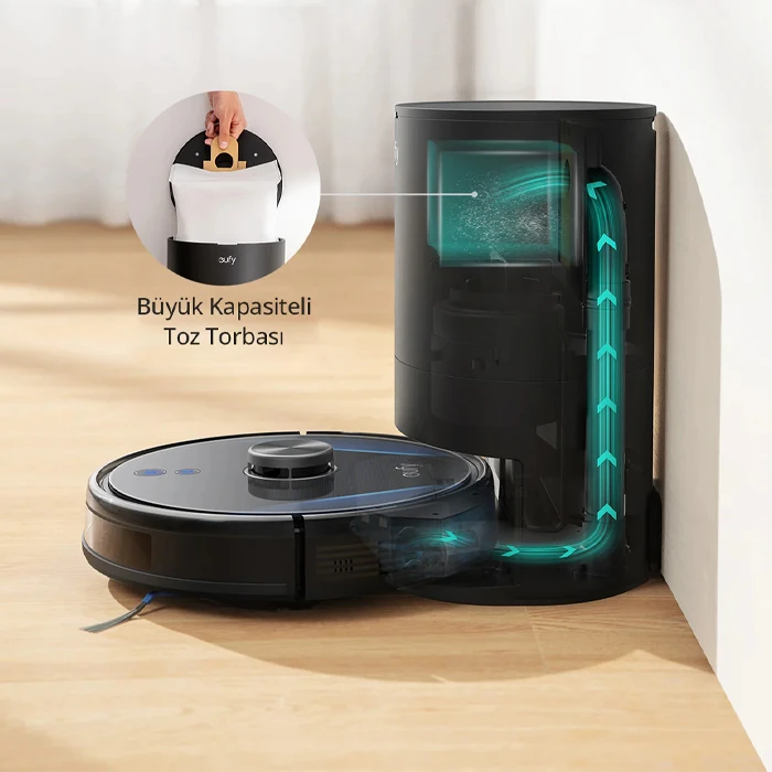 جاروبرقی رباتیک Eufy مدل RoboVac L35 Hybrid+ T2182