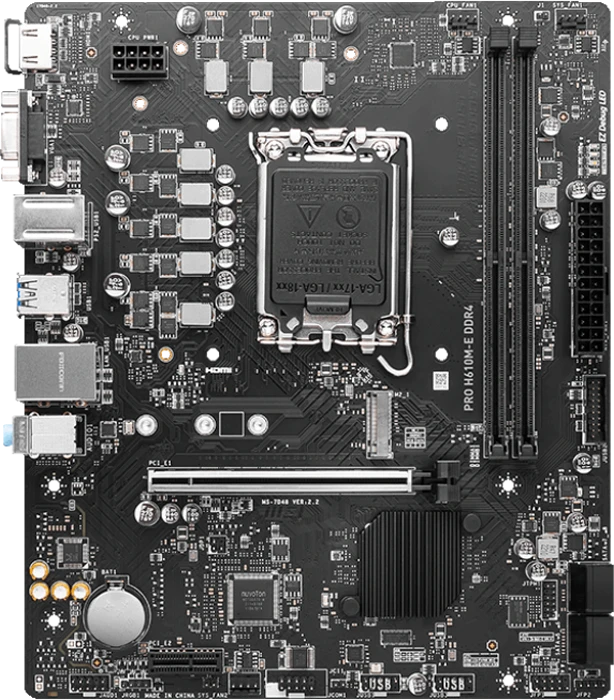 مادربرد MSI مدل PRO H610M-E DDR4